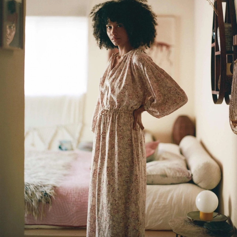 The Ainsworth Dress in Violet Morning